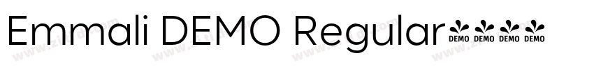 Emmali DEMO Regular字体转换